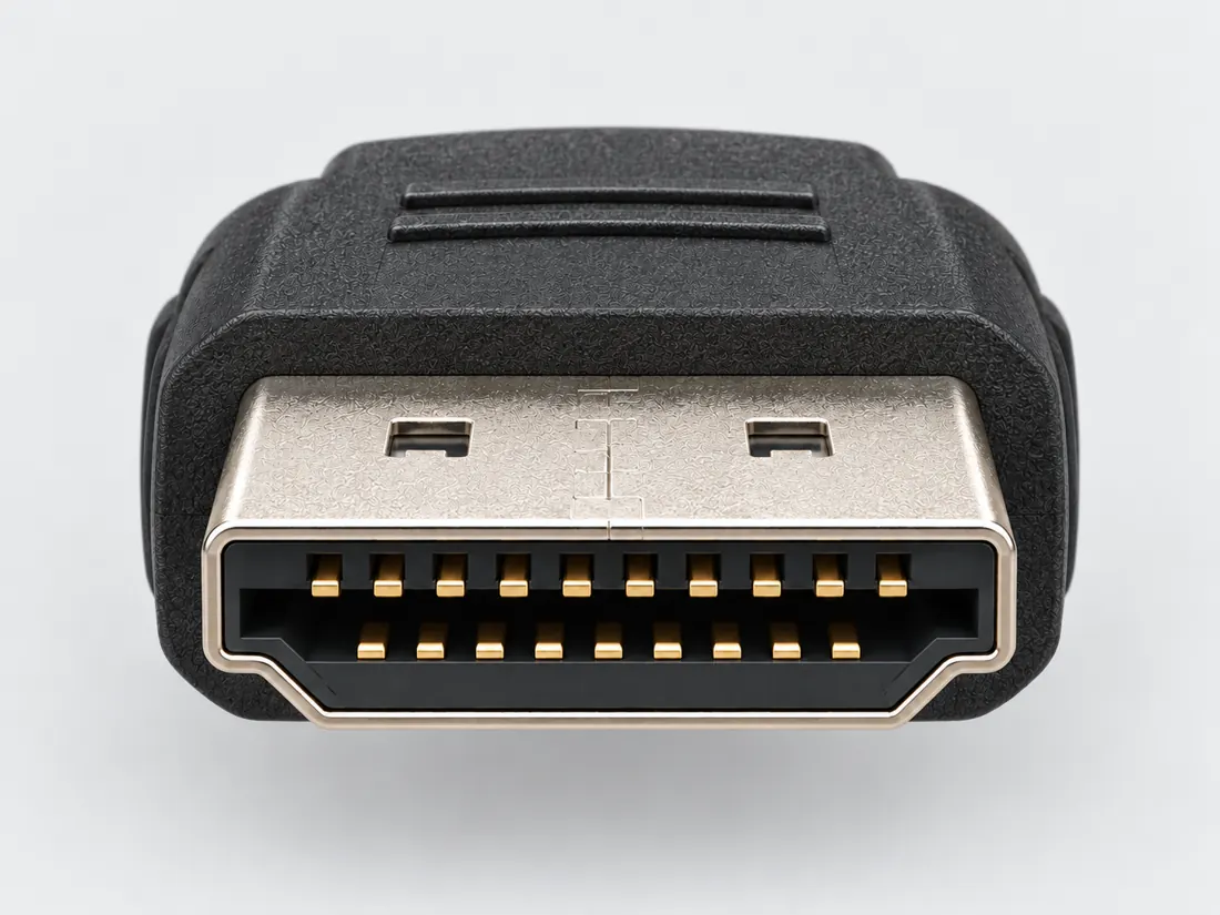 HDMI Type-A: mating face. Computer-generated illustration, not a photograph.